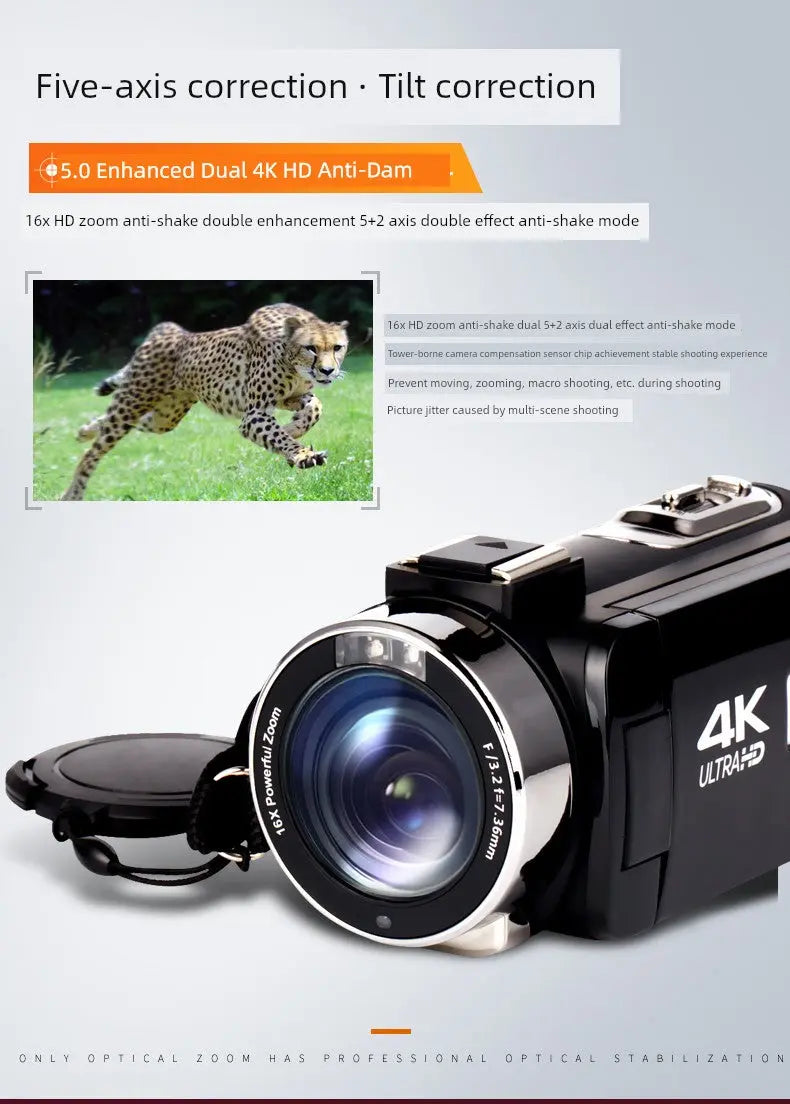 4K HD Digital Camera Infrared Home Video Professional Photography WiFi Wedding Fast Hand Joke Action Sports Camera with WiFi Ai-TechWorld 