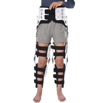 Adult Adjustable Hip, Crotch, Waist, Knee, Ankle and Foot Joint Fixation Brace, High and Low Paraplegic Walking Brace Ai-TechWorld 