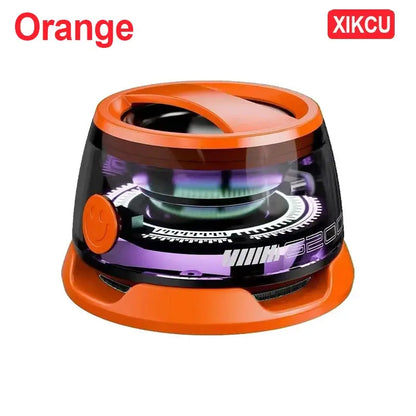 XIKCU Portable Mini Travel Stereo Outdoor Magnetic Bluetooth Speaker Wireless with RGB Color Light and Phone Holder for ios Ai-TechWorld 