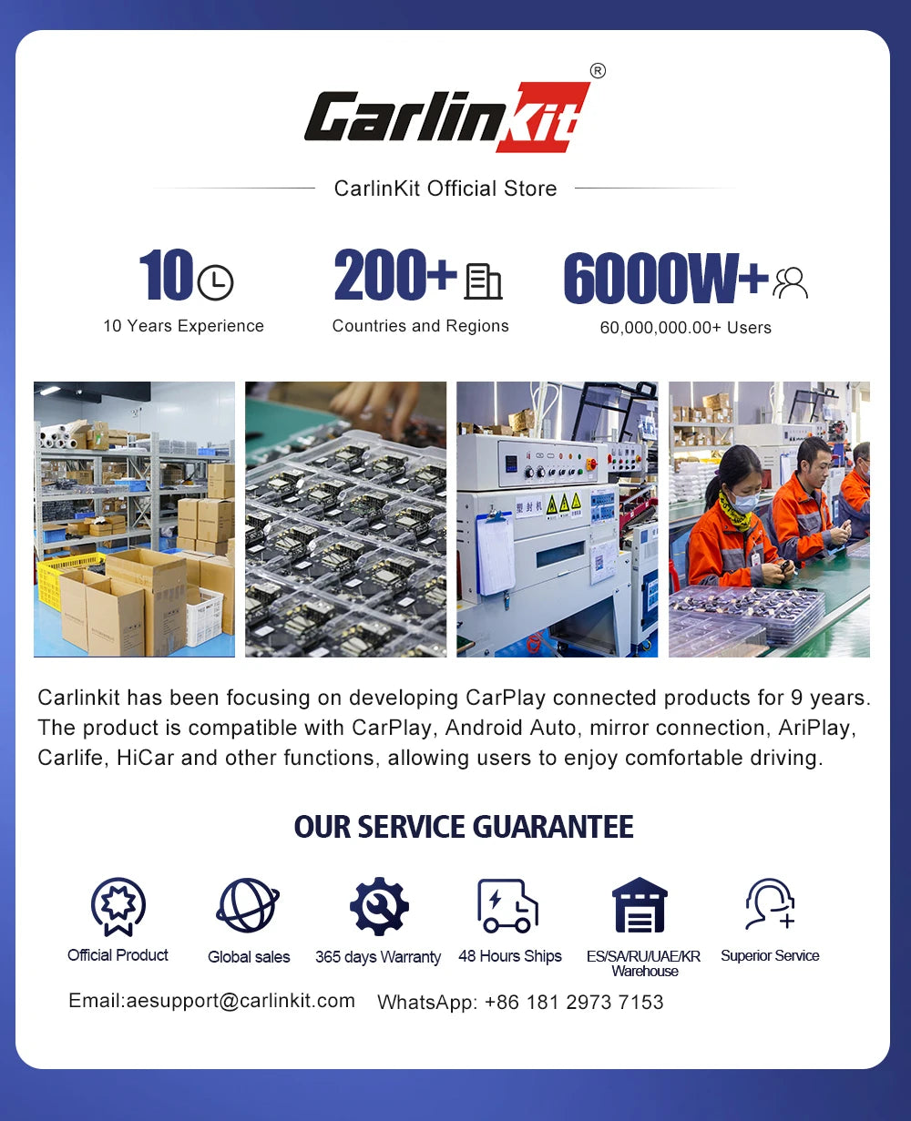 CarlinKit CarPlay Ai Box Android 13 SM6225 8 Cores 64GB 128GB Car Smart Streaming Box Wireless CarPlay Android Auto For Netflix Ai-TechWorld 