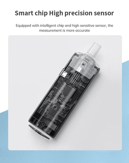 ZW Breathalyzer Rechargeable | Professional-Grade Accuracy | Portable Breath Alcohol Tester for Personal & Professional Use Pro Ai-TechWorld 