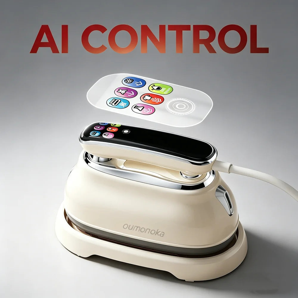 AI Control Handheld Garment Steamer Home Electric Steam Cleaner Portable Foldable Mite Removal Travel Flat Ironing Machine Ai-TechWorld   ai-techworld