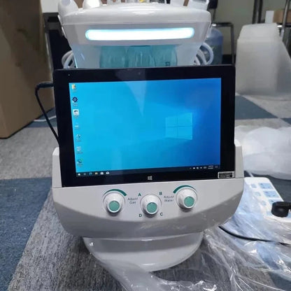Smart Ice Blue Plus 7 in 1 Oxygen Hydro dermabrasion Bubble Machine Professional Face Hydra Machine rf Lifting ultrason machine Ai-TechWorld 
