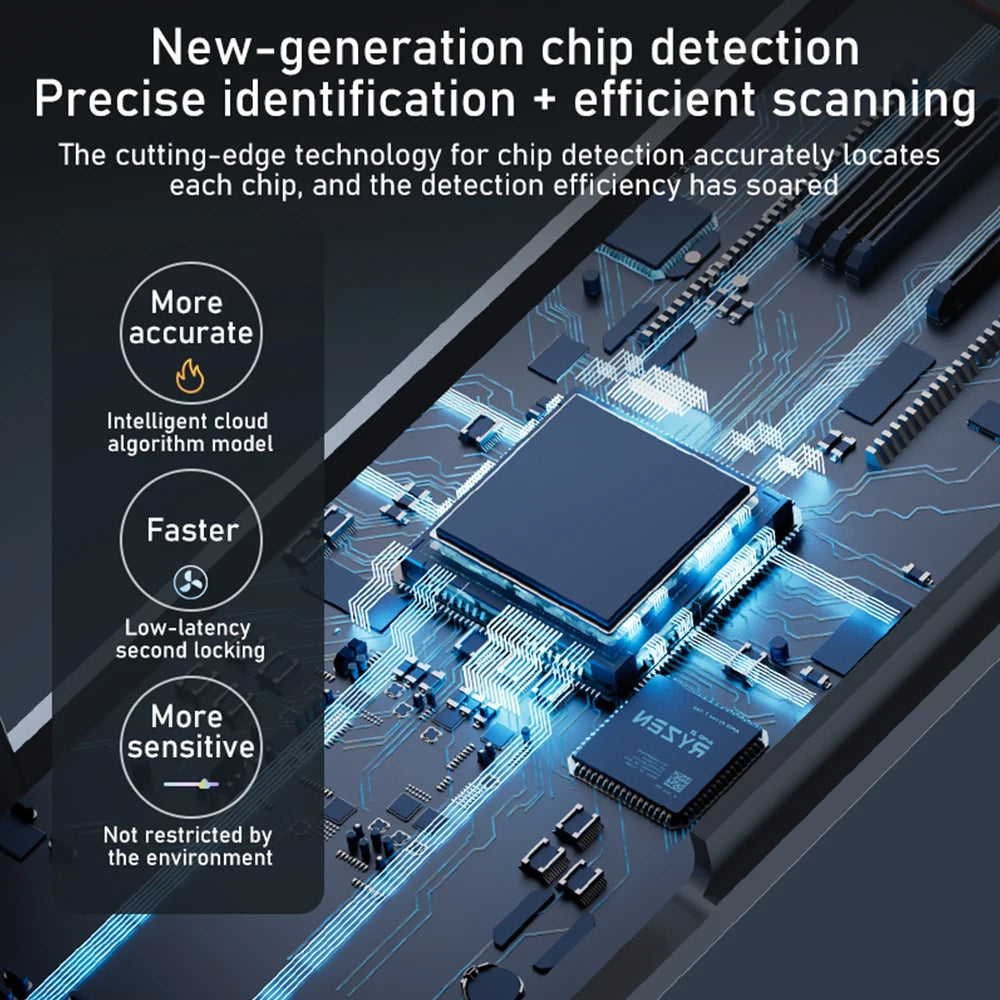 New signal detector anti-peeping camera viewfinder anti-peeping infrared scanner signal source anti-lost sound and light alarm Ai-TechWorld 