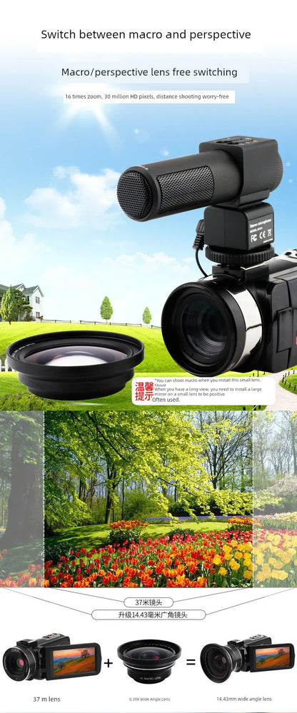 4K HD Digital Camera Infrared Home Video Professional Photography WiFi Wedding Fast Hand Joke Action Sports Camera with WiFi Ai-TechWorld 