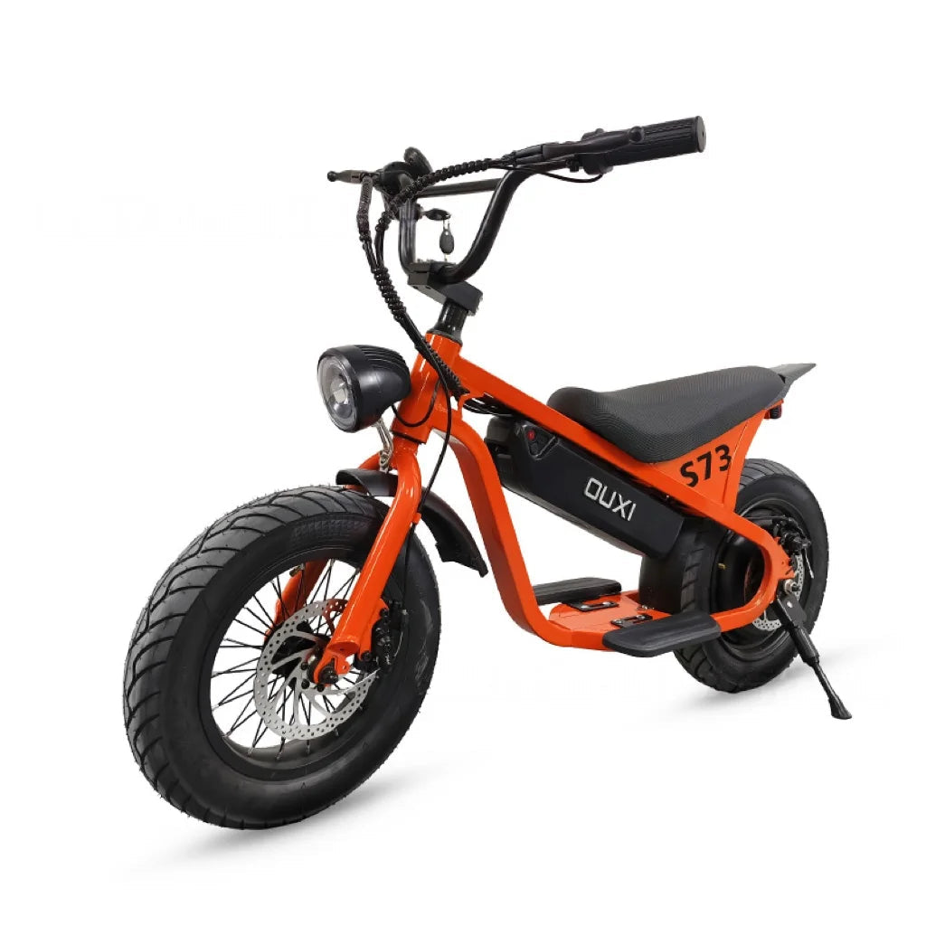 Children's electric pedal bicycle, 350W 36V brushless motor + 10.4ah energy-saving battery, trendy motorcycle for teenagers Ai-TechWorld 