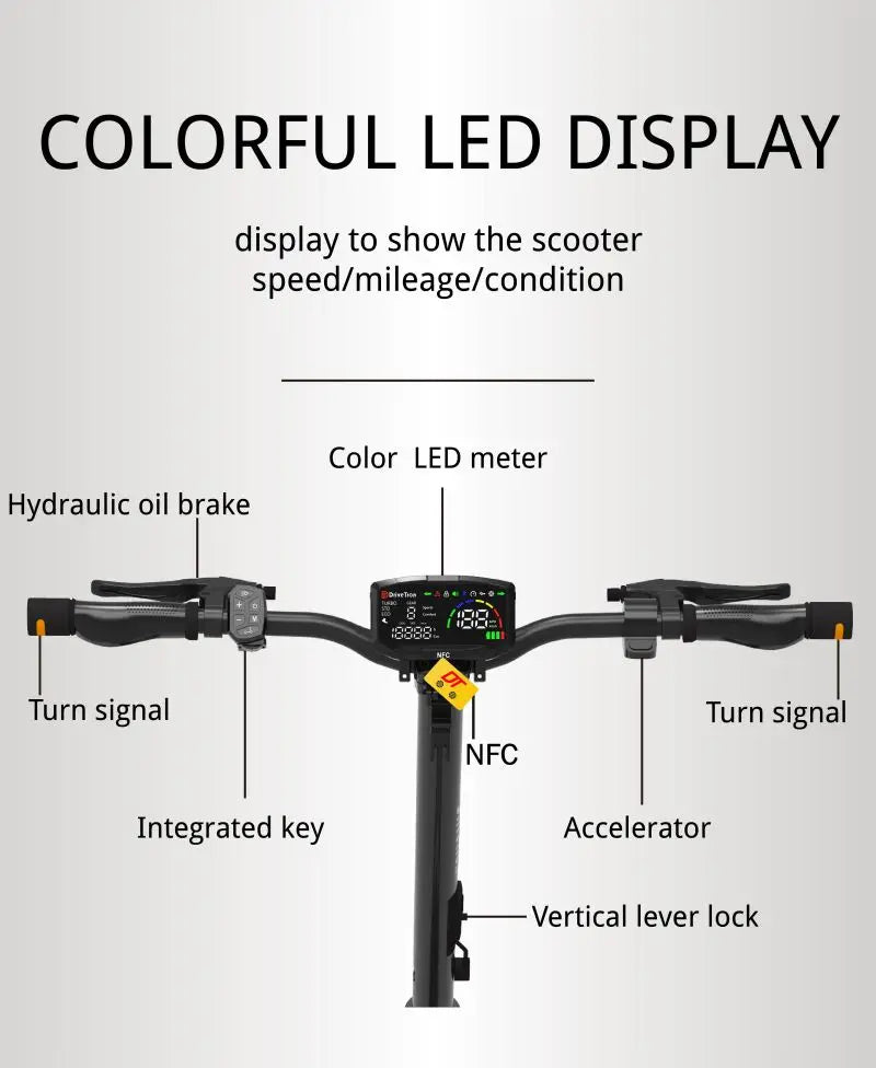 China DT06 Dual Motor Powerful Adults Scooter 11inch 1900w 3800w 50-80km 60v 18.2A 23.4A All Terrain Electric Scooter Ai-TechWorld 