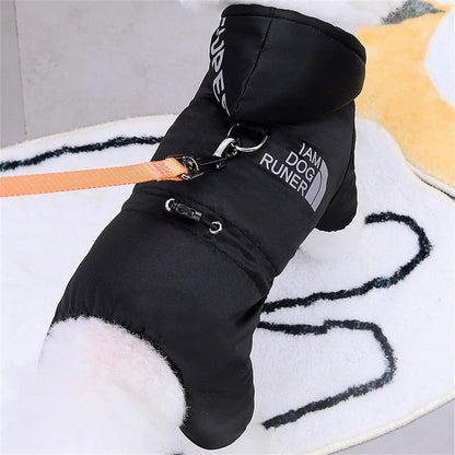 Thicken Warm Dog Jumpsuit Winter Pet Dogs Clothes for Chihuahua Coat Waterproof Hoodie Puppy Overalls Poodle Jacket Pet Apparel Ai-TechWorld 