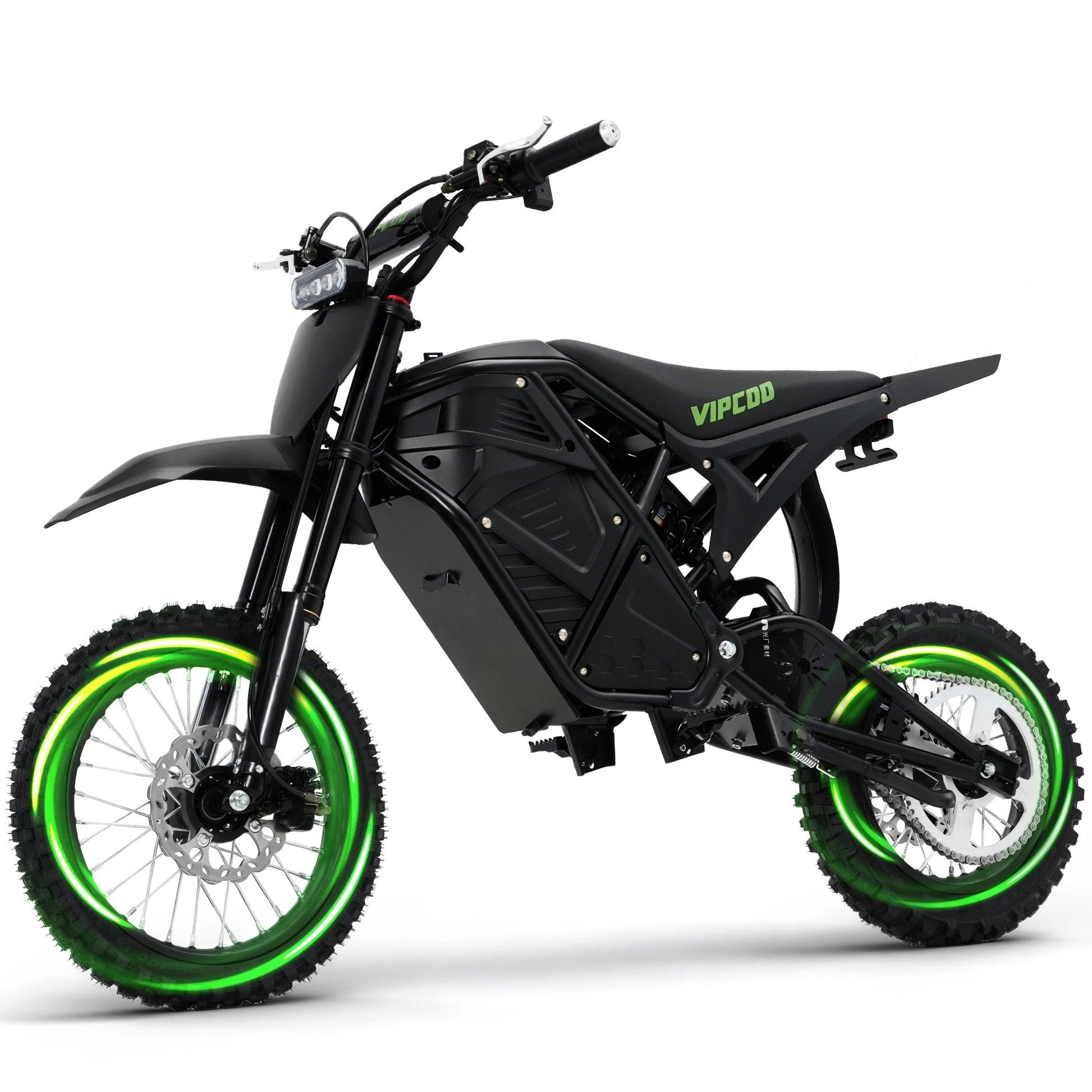 VIPCOO H3 Electric Motorcycle 3500W Motor 48V23AH Battery 63KM/H Max Speed 40-70KM Range Hydraulic Brakes Electric Mountain Bike Ai-TechWorld 