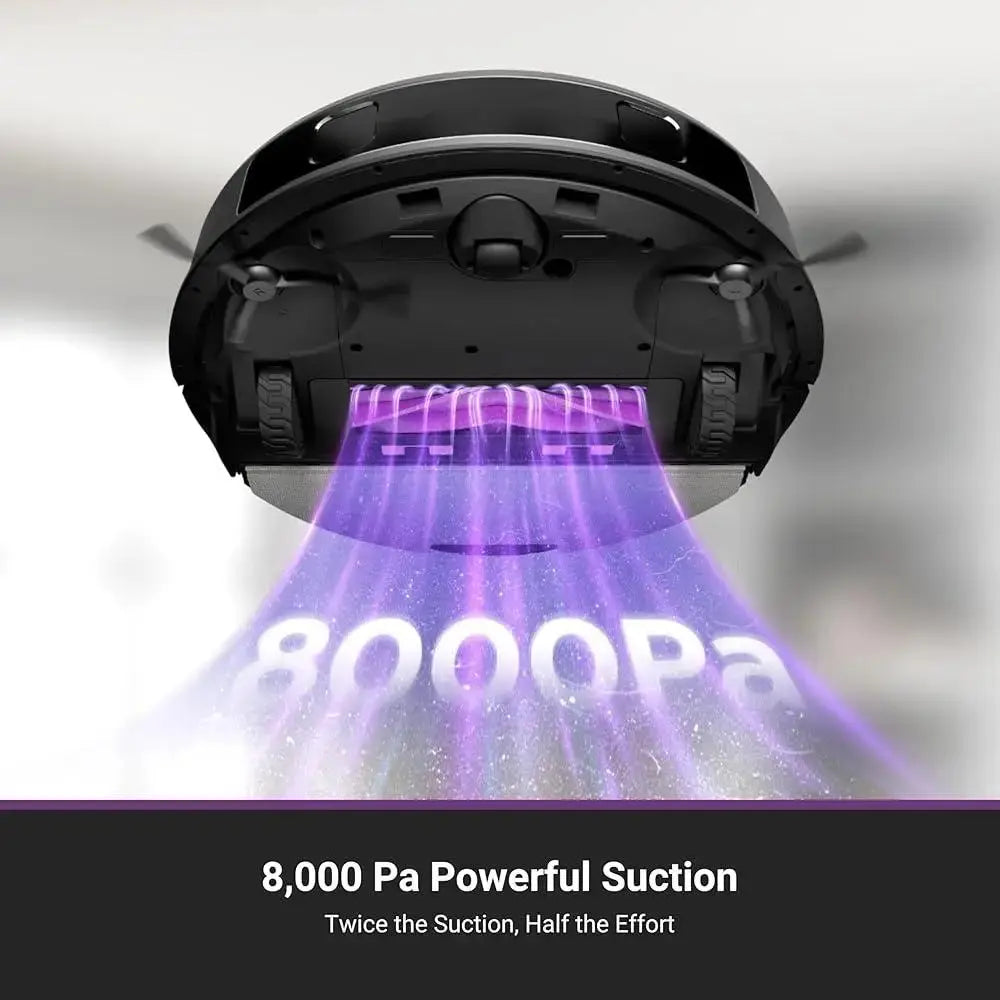 Robot Vacuum Cleaner Self Emptying Station Suction Power LiDAR Navigation Ai-TechWorld 