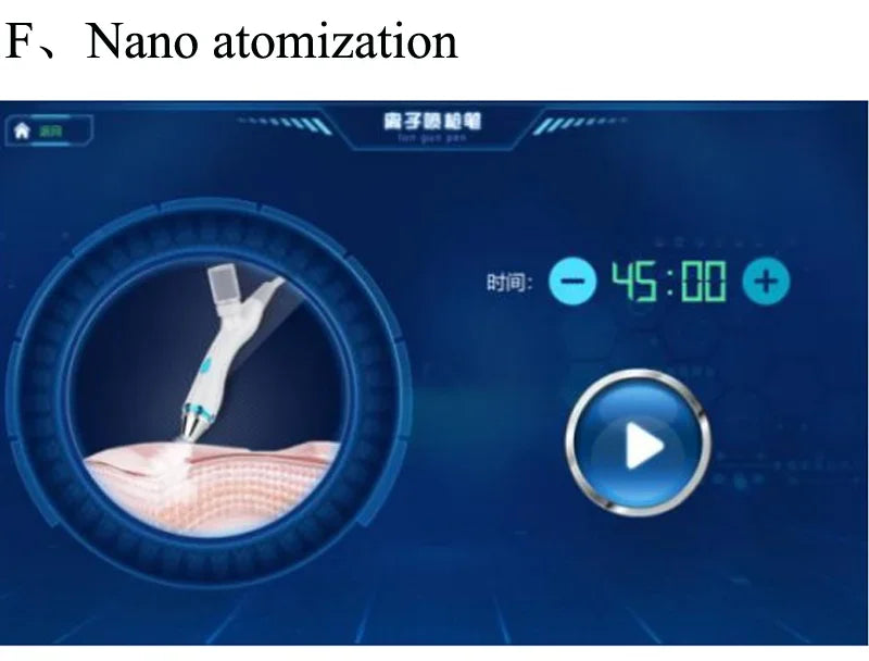 Smart Ice Blue Plus 7 in 1 Oxygen Hydro dermabrasion Bubble Machine Professional Face Hydra Machine rf Lifting ultrason machine Ai-TechWorld 