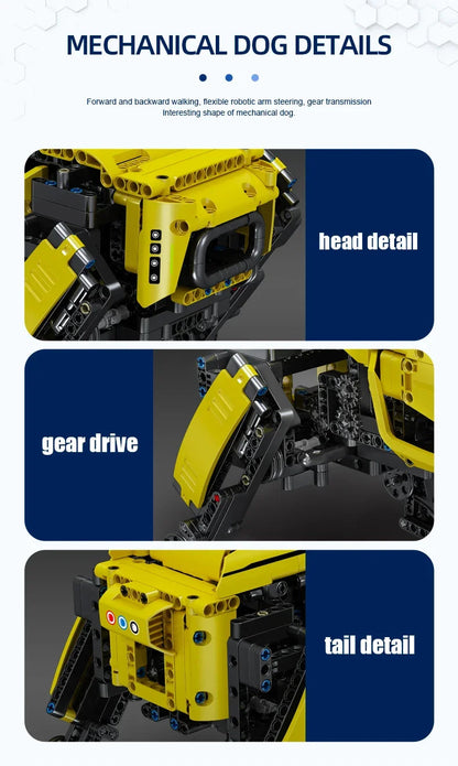 Technical Robot Toys The RC Motorized Boston Dynamics Big Dog Model AlphaDog Building Blocks Bricks Toys for Kid Christmas Gifts Ai-TechWorld 