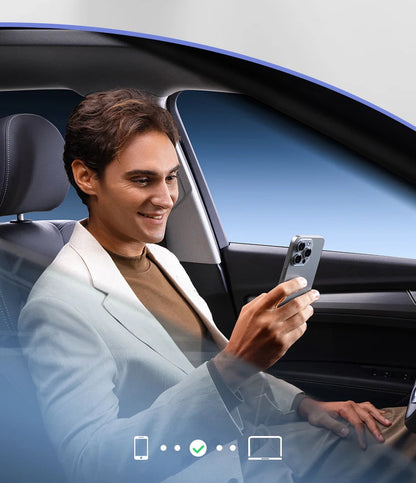 Baseus Wireless CarPlay Wired to Wireless CarPlay Adapter Auto Connect Car Intelligent Systems Plug&Play Bluetooth Smart CarPlay Ai-TechWorld 