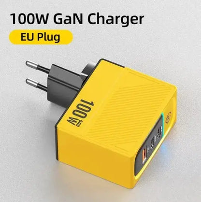 WEKOME GaN 100W Charger High Speed Fast Charging Type C Charger for Xiaomi 13 Samsung s23 ultra iPhone 15 pro max Macbook Pro Ai-TechWorld 