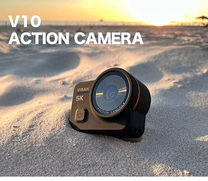CERASTES V10 5K Action Camera Electronic Image Stabilization 2" Touch LCD 4K Waterproof Action Camera Dashcam Motion Detection Ai-TechWorld 