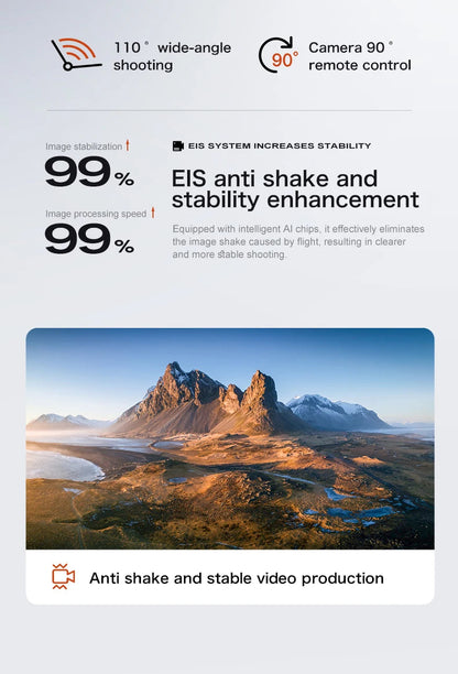 2025 New S-X1 Drone With 8K HD Camera 3-Axis Gimbal 5G GPS Anti-Shake Brushless Quadcopter For Aerial Photography And Video Gift Ai-TechWorld 