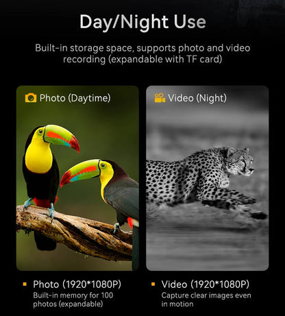 1080P Night Vision Binoculars 10x Digital 800m Full Dark Infrared Night Vision Telescope Goggles 2.8” Large Screen For Camping Ai-TechWorld 