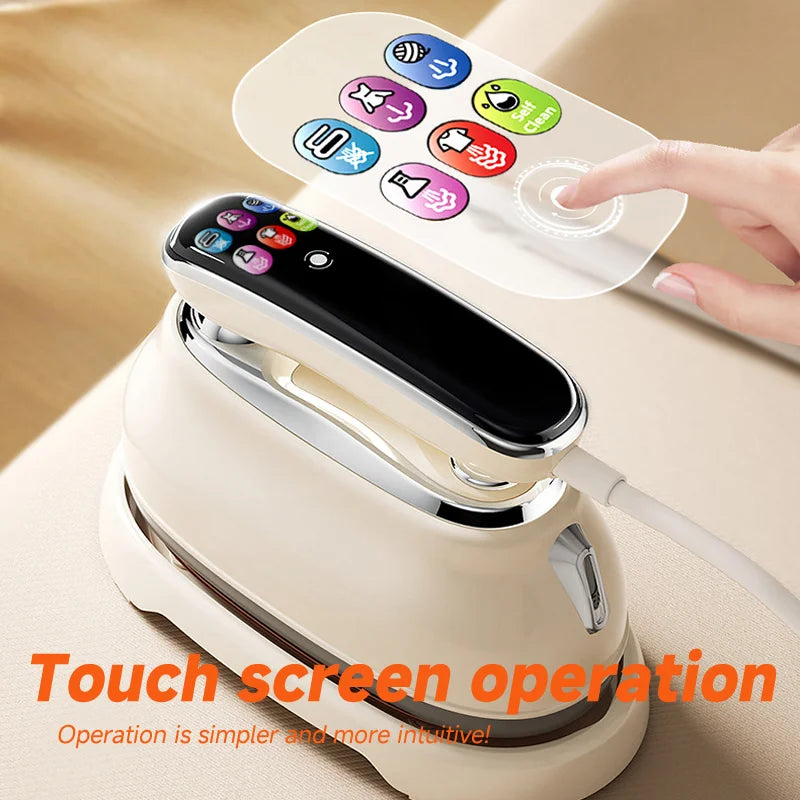 AI Control Handheld Garment Steamer Home Electric Steam Cleaner Portable Foldable Mite Removal Travel Flat Ironing Machine Ai-TechWorld   ai-techworld
