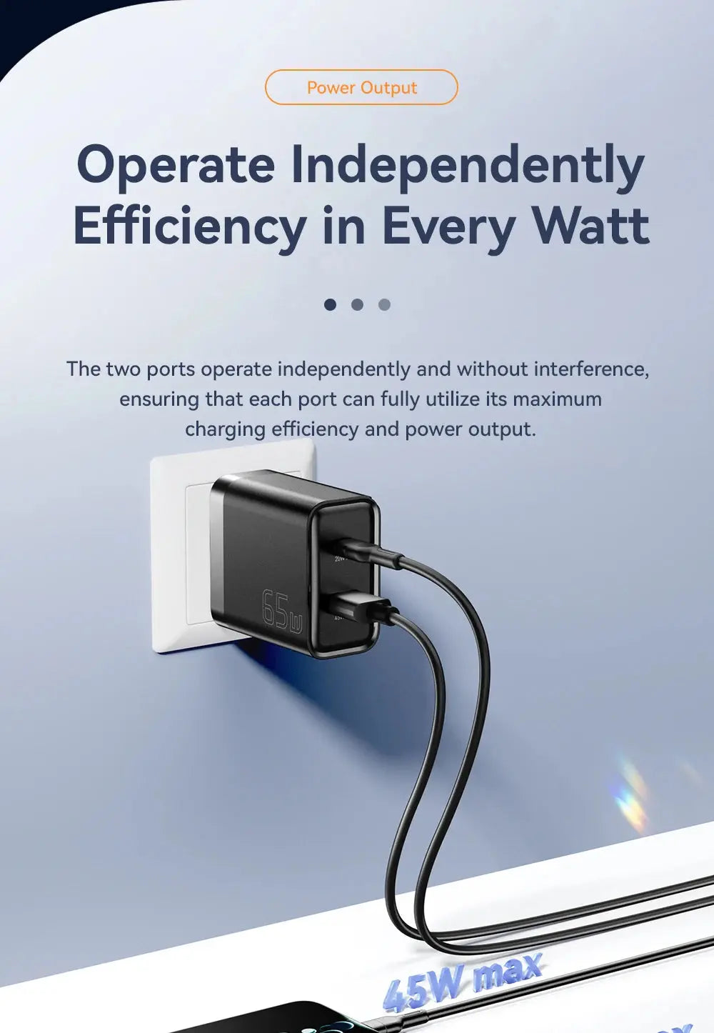 Essager 65W GaN Charger USB PD Type C Fast Charging  Phone Adapter QC3.0 For iPhone 16 Pro Max Samsung Galaxy S23 Xiaomi Huawei Ai-TechWorld 