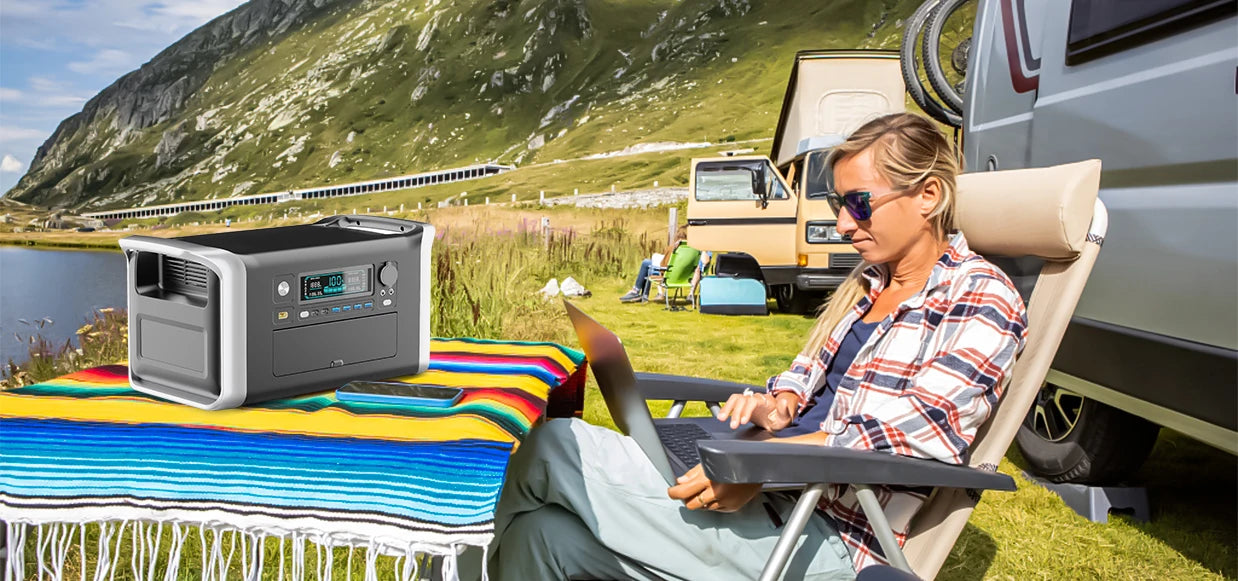 CTOLITY AP1000 Portable Power Station 1024Wh Lifepo4 Battery Solar Generator AC Outlets Pure Sinve Wave Energy Storage Supply Ai-TechWorld 