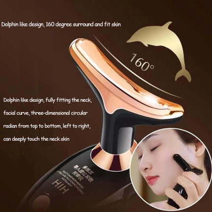 Face Lifting Device Neck Facial Eye Massage Introducer Microcurrent Skin Rejuvenation Anti Aging Beauty Device Face Massager Ai-TechWorld 