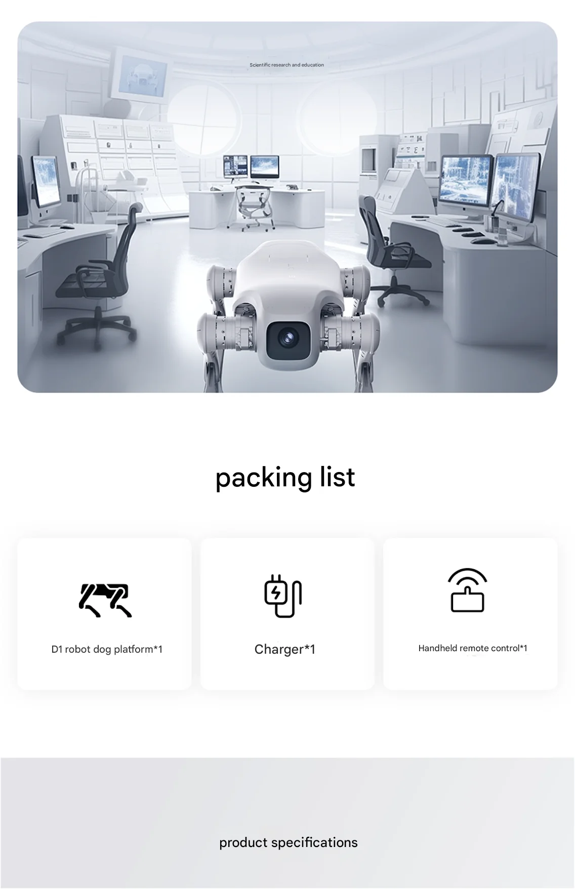 AgiBot D1 series quadruped robot, robot dog Ai-TechWorld 