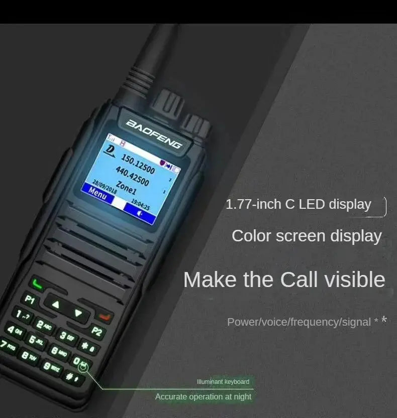 Baofeng 1701 Upgrade DM-1702 Openg GD77 GPS Dual Mode Analog And Digital Walkie Talkie Tier 1+2 Dual Time Slot VHF 136-174 UHF 4 Ai-TechWorld 