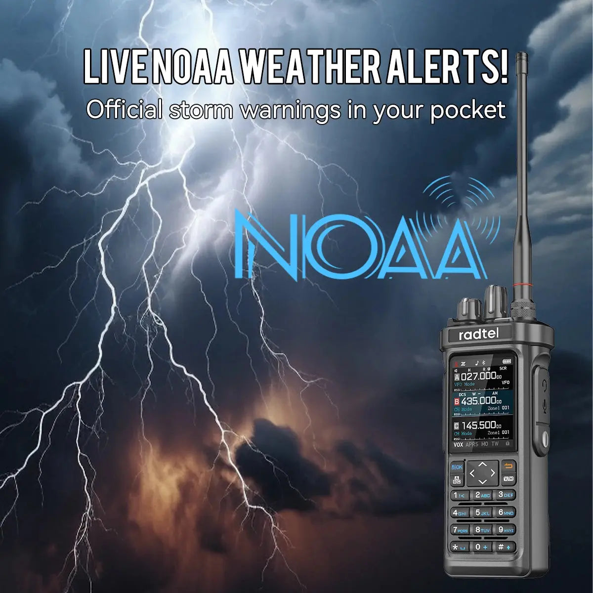 Radtel RT-950 PRO Bluetooth GPS APRS Programmable RGB Screen Frequency FM/SSB+71cm Dual-band 86mhz Ham Handtalkie W/ APP Ai-TechWorld 