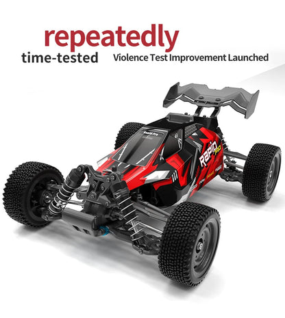 Teeggi 16101 /16102 PRO 1:16 High Speed RC Car With LED Light Drift 70KM/H 4WD RC Off-Road Car Monster Truck Toy For Kid Gifts Ai-TechWorld 