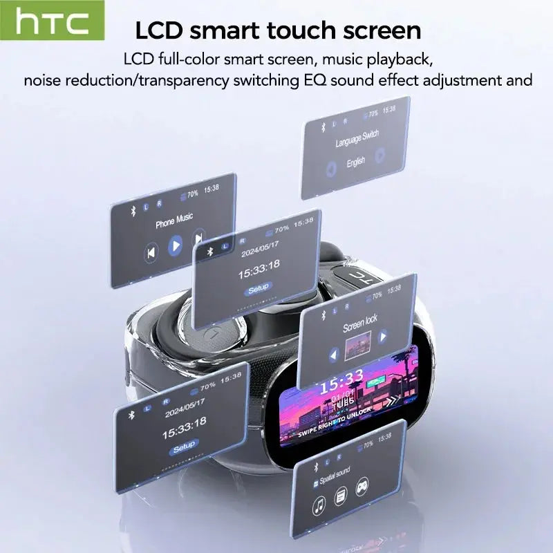 HTC NE11 Earphones Bluetooth V6.0 AI Translator Earbuds Ai-TechWorld 