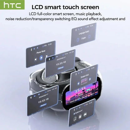 HTC NE11 Earphones Bluetooth V6.0 AI Translator Earbuds Ai-TechWorld 
