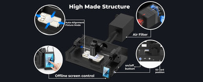Back Glass Laser for iPhone 8-17 Series, Glue Removal Laser Engraving Seperator, w/Air Purifier&Cell Phone Repair Tool Ai-TechWorld 