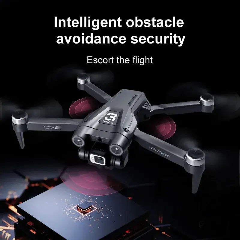 Z908 Pro Max GPS Drone Brushless 8K HD Dual Camera Optical Flow Obstacle Avoidance Foldable Quadcopter RC Distance 9000M Ai-TechWorld 