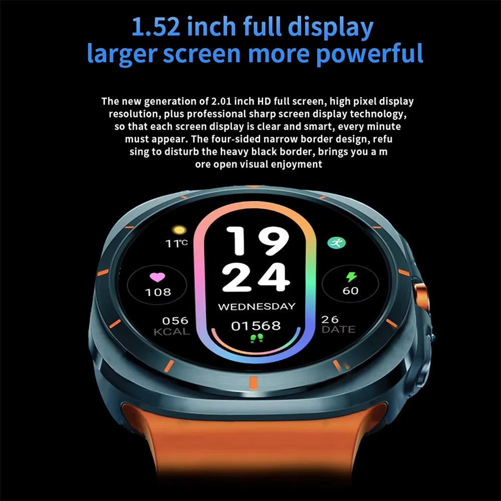G.L Wear 2025 New Smartwatch for Men Heart Rate Monitoring Bluetooth Calling Fitness Tracking Pedometer Men's Smartwatch Ai-TechWorld 
