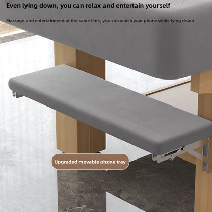 Solid Wood Massage Bed Beauty Salon Treatment Table Chinese Medicine Physiotherapy Thai Moxibustion Beauty Bed Lash Massage Bed Ai-TechWorld 