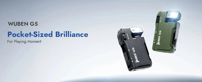 WUBEN G5 Rechargeable EDC Flashlight, 400 Lumens Dual Light Sources Mini Flashlight with RGB Light, Portable Pocket Flashlights Ai-TechWorld 