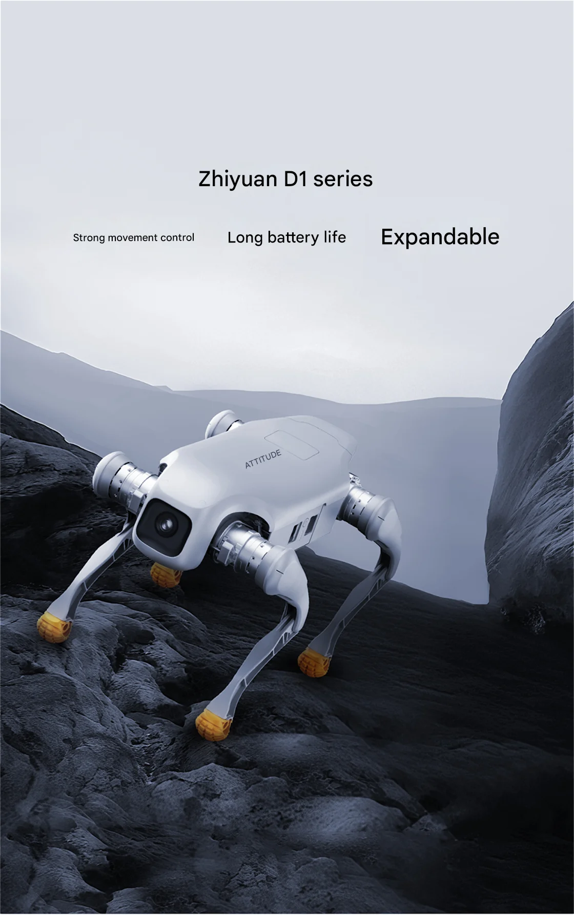 AgiBot D1 series quadruped robot, robot dog Ai-TechWorld 