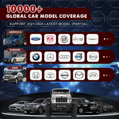 Autel MaxiCOM MK808BT PRO Car Automotivo Diagnostic Tools Bluetooth OBD2 Scanner Code Reader Diagnosis Tool PK MK808KBT MK808S Ai-TechWorld 