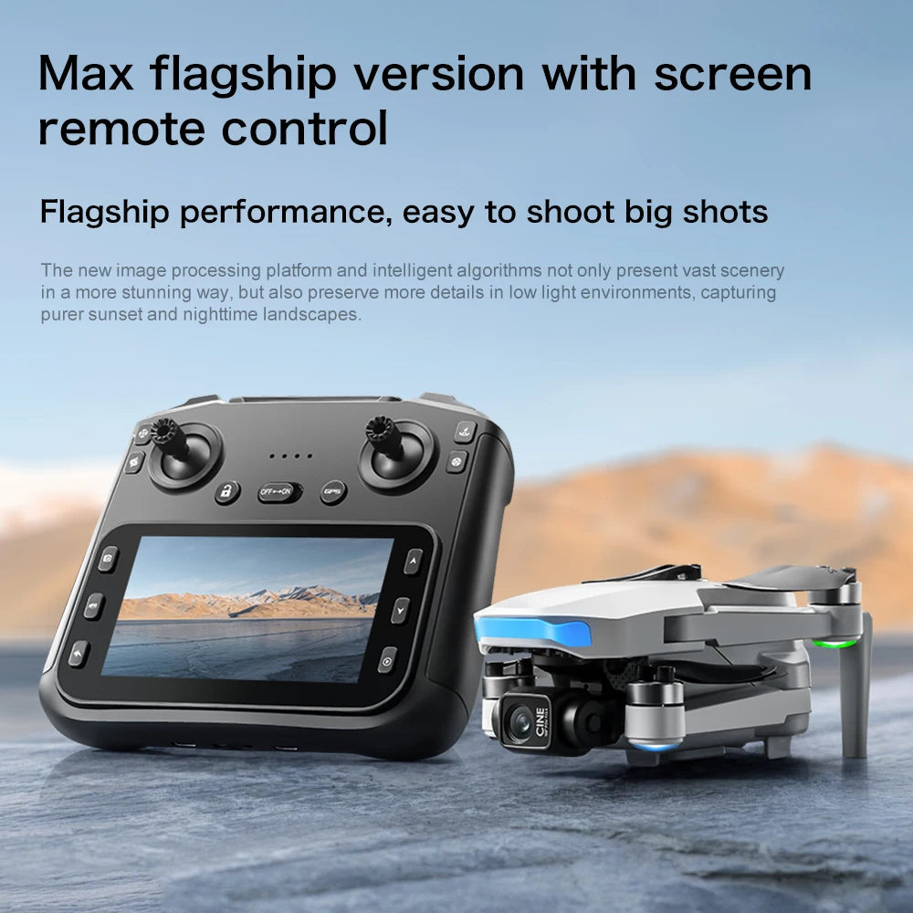 2025 New S-X1 Drone With 8K HD Camera 3-Axis Gimbal 5G GPS Anti-Shake Brushless Quadcopter For Aerial Photography And Video Gift Ai-TechWorld 