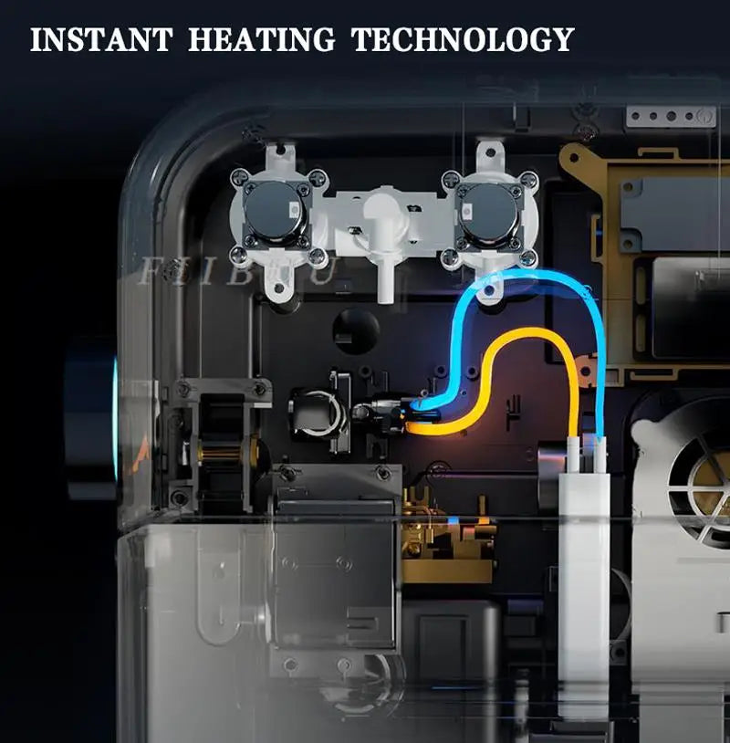 Luxury Smart Toilet Built In Water Tank Toilet Heated Seat Elongated Toilet Blackout Food flush Night Light Built-in Bidet Seat Ai-TechWorld 