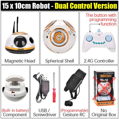 RC Robot 2.4G Radio Remote Control With Sound Watch Gesture Induction Sensor Intelligent Robot Car Model Kid Electronic Toy Gift Ai-TechWorld 