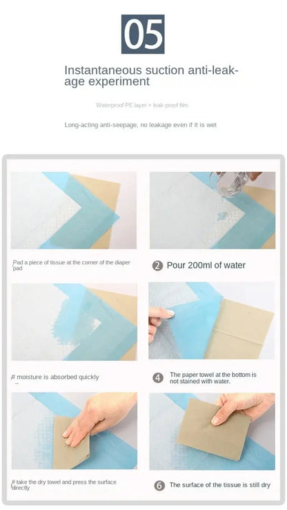 Super Absorbent Pet Diaper Dog Training Pee Pads Disposable Healthy Nappy Mat For Cats Dog Quick-dry Ai-TechWorld 
