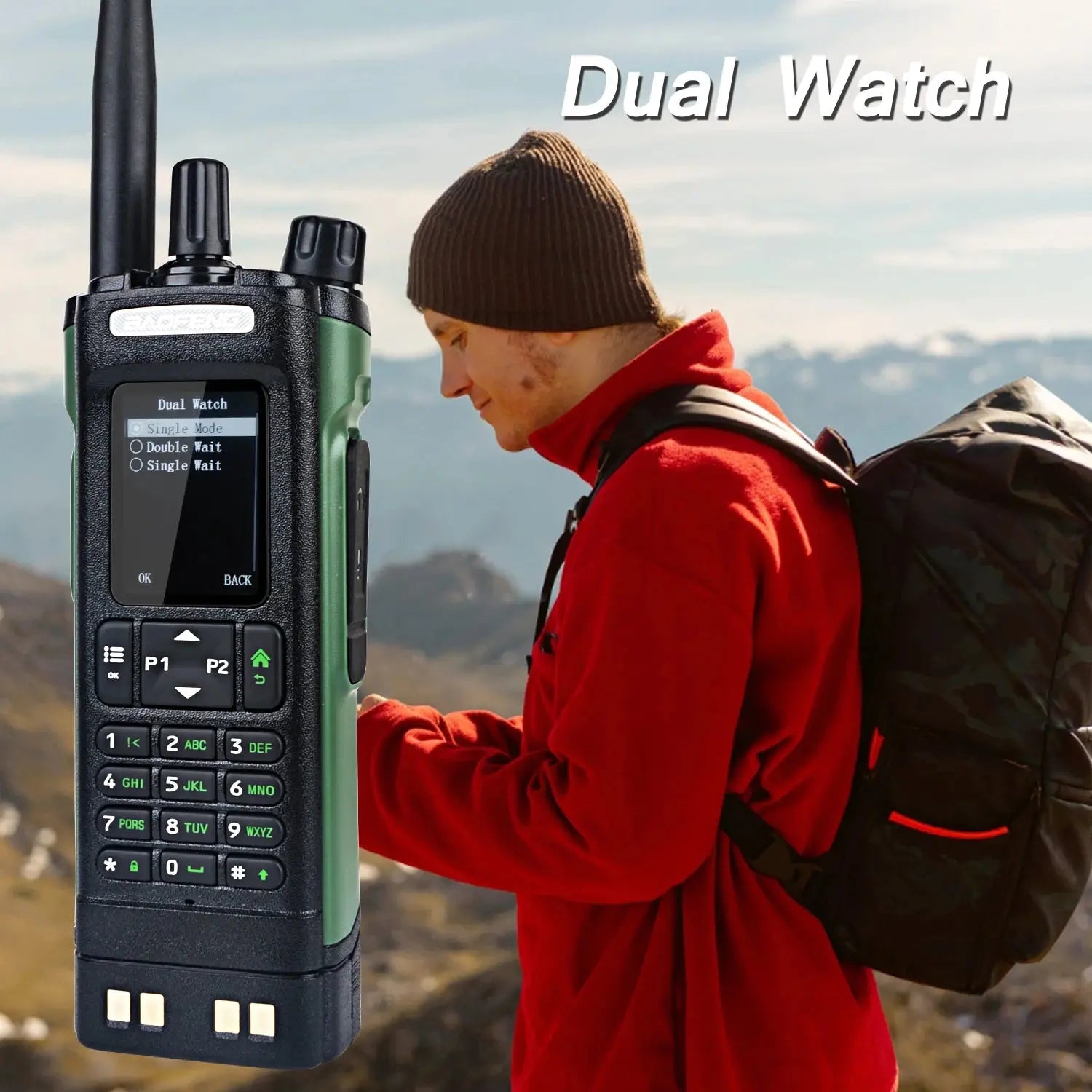 Baofeng DM-32 GPS APRS AES256 Encryption DMR Digital Analog UHF VHF Dual Band 8W Air Band FM Walkie Talkie DM-32UV Ai-TechWorld 