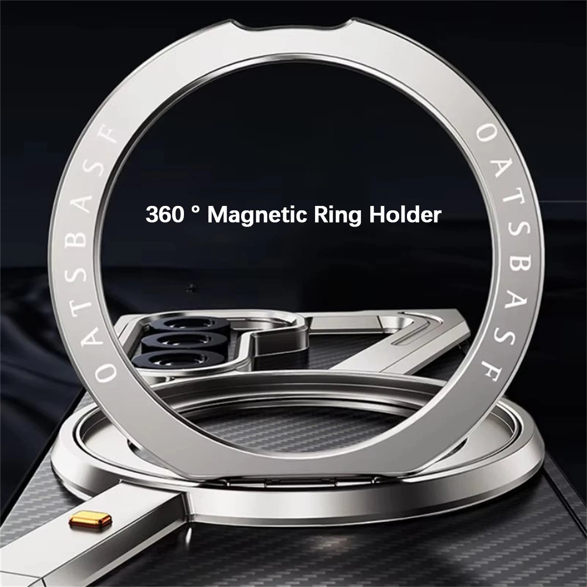 For Samsung Z Fold 7 6 5 Aluminum Alloy Frame 360° Magnetic Holder Magsafe Case For Galaxy Z Fold 6 Metal Frameless Bumper Cover Ai-TechWorld 