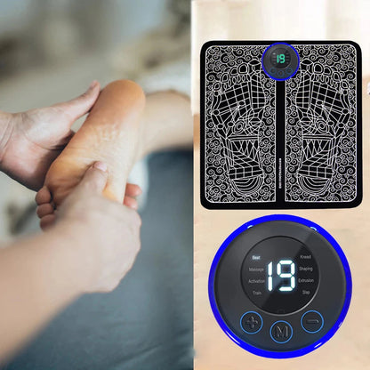 Electric Foot Massager Pad Muscle Massage Relaxation Trainer For Massage Fitness Outdoor Sport Home Family Relax Ai-TechWorld 