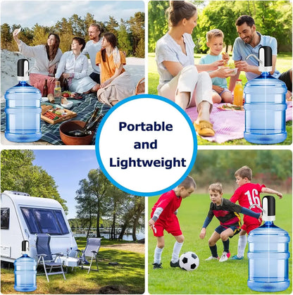 Automatic Water Bottle Pump USB Rechargeable Electric Water Dispenser Portable Universal Drink Water Pump for Office Home Campin Ai-TechWorld 