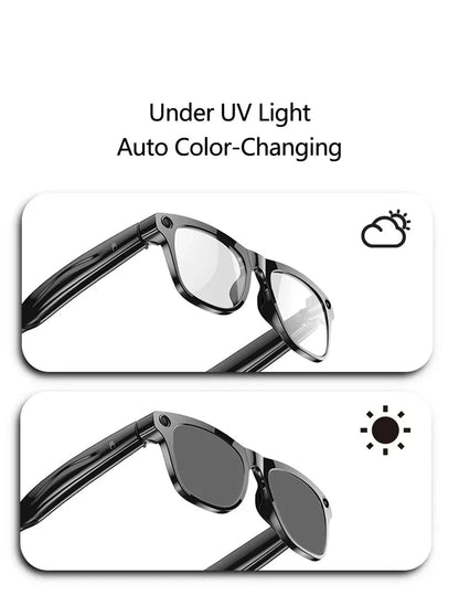 Xiaomi 8K HD AI Smart Glasses Photochromic Multifunction Bluetooth Calling Voice Assistant Music Player Translate Camera Glasses Ai-TechWorld 