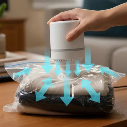 Vacuum Compression Bag Pump Vacuum Electric Air Pump Sealer Machine Travel Vacuum Bag Electric Pump for Clothes Food Organizer Ai-TechWorld 