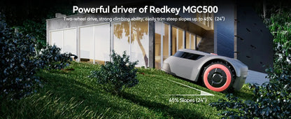 C-TOF Robotic Lawn Mower Redkey MGC800 MGC1000 Lawn Mower Robot Cable Break Detection Climbing 45% App Control Automatic Cutting Ai-TechWorld 