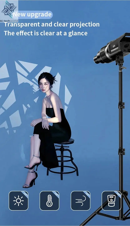 Shiyan Optical Focusing Projection Photography Spotlight For Aputure Godox Jinbei Bowens Mount LED Light Flash Strobe Light Ai-TechWorld 
